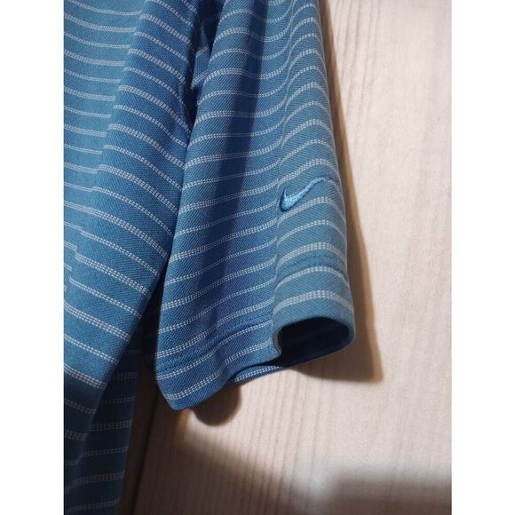 Nike Polo Men's Extra Large Blue Short‎ Sleeve Dri-Fit - Picture 4 of 7
